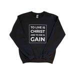 Load image into Gallery viewer, &quot;TO LIVE IS CHRIST&quot; T-SHIRT • CREWNECK • HOODIE
